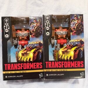Transformers Age of the Primes Junkion Jalopy Action Figure Deluxe Class 2026
